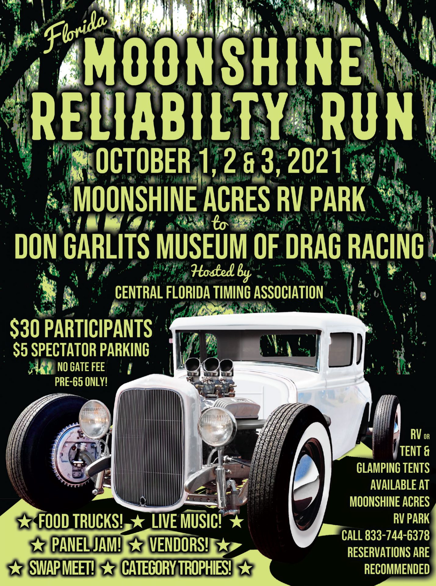 Moonshine Reliability Run Car Show & Camp Out Schedule